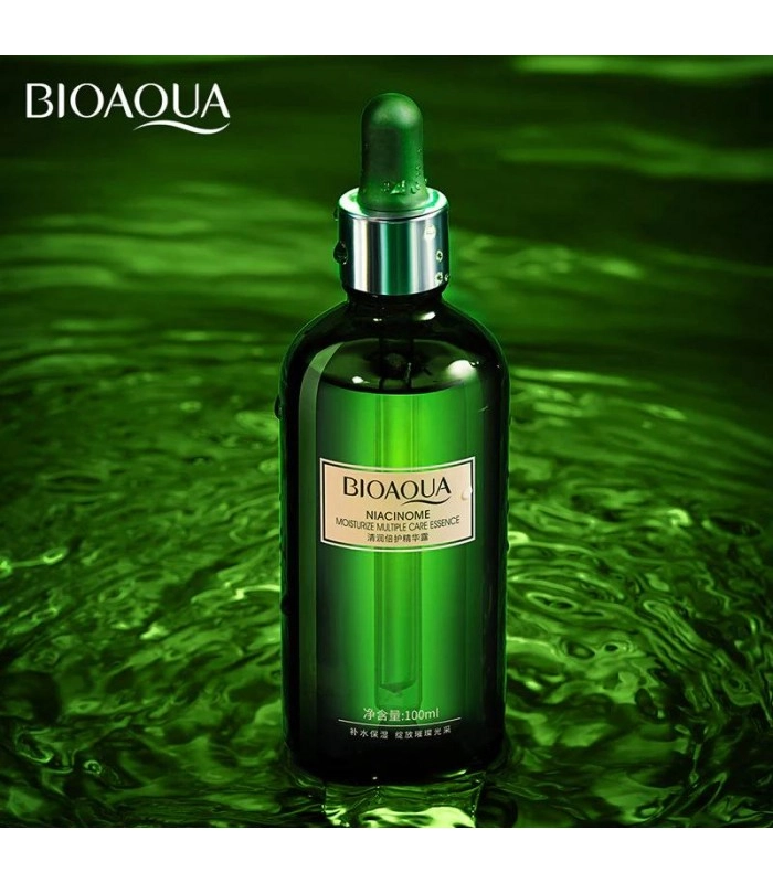 سرم مراقبتی چای سبز و نیاسینوم بیوآکوا (بایو آکوا) حجم 100 میل BIOAQUA