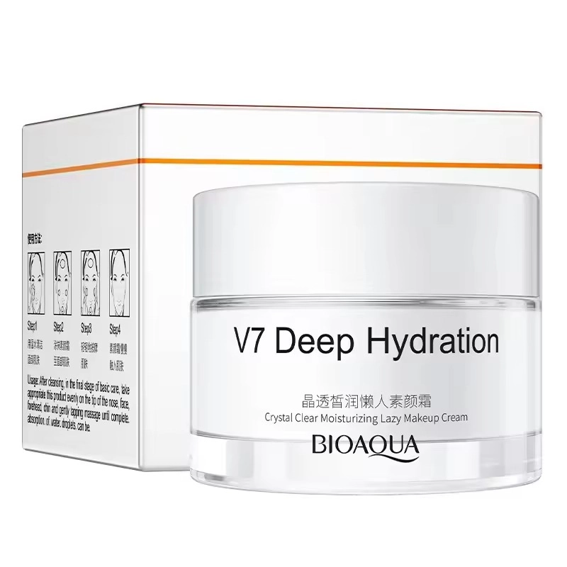 کرم آبرسان و روشن کننده قوی V7 Deep Hydration وزن 50 گرم بیوآکوا Bioaqua