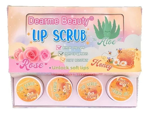 اسکراب شنی لب دیرمی بیوتی کاسه ای دورنگ dearme beauty