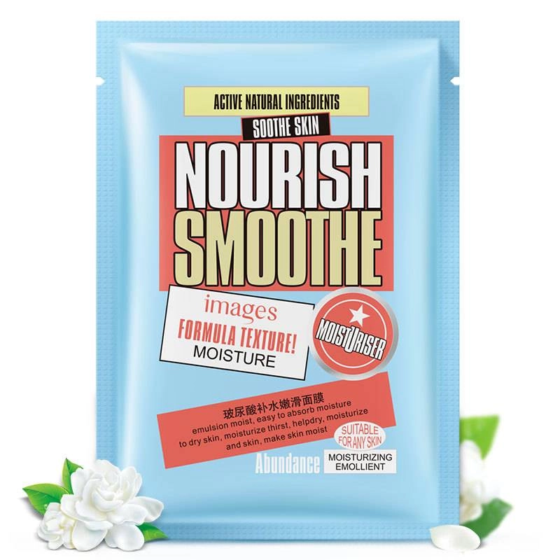 ماسک صورت ورقه ای هیالورونیک اسید و گل یاس ایمیجز IMAGES Nourish Smoothe