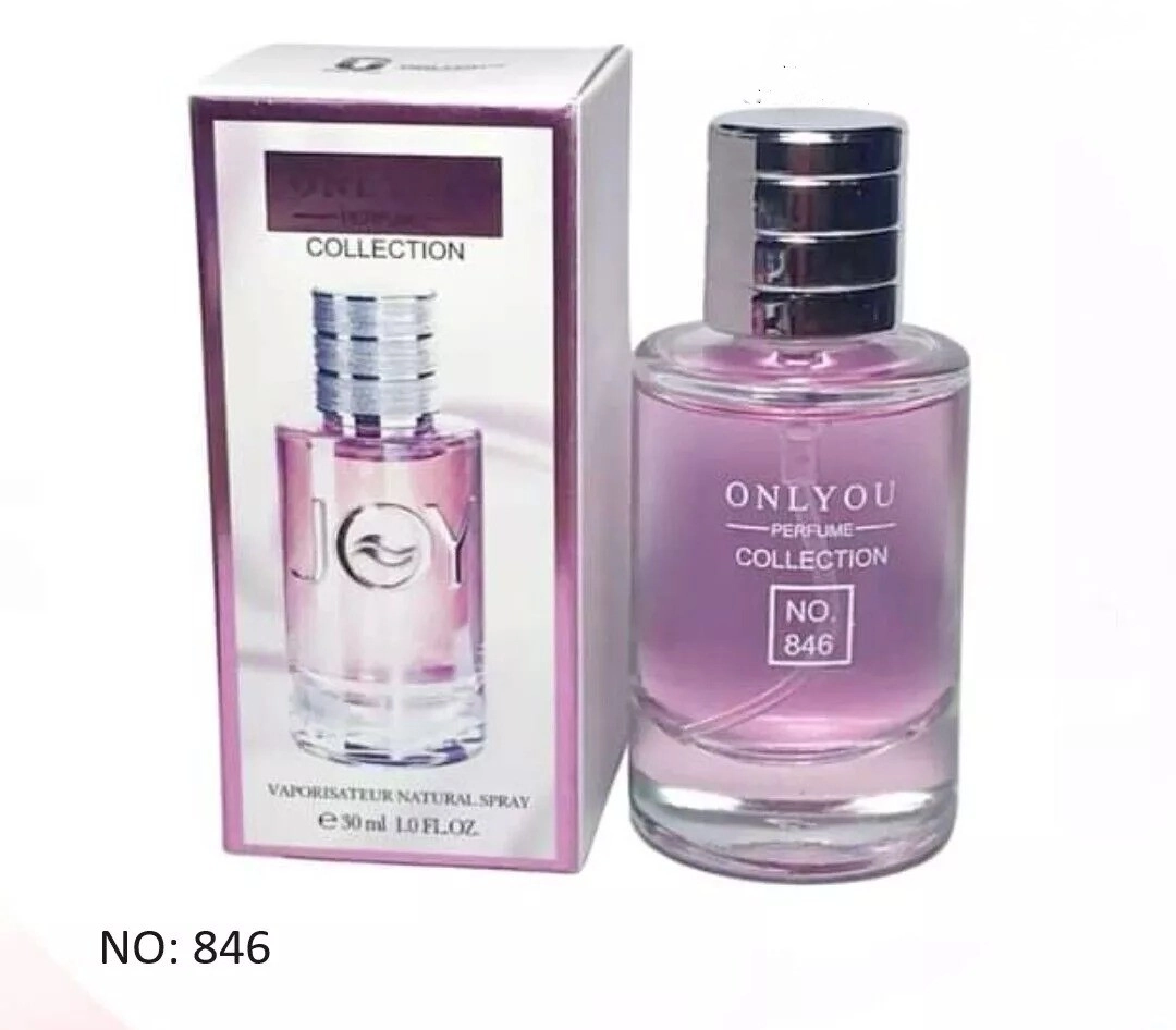 عطر ادکلن زنانه انلی یو شماره 846 مدلJOY حجم 30 میل onlyou Collection