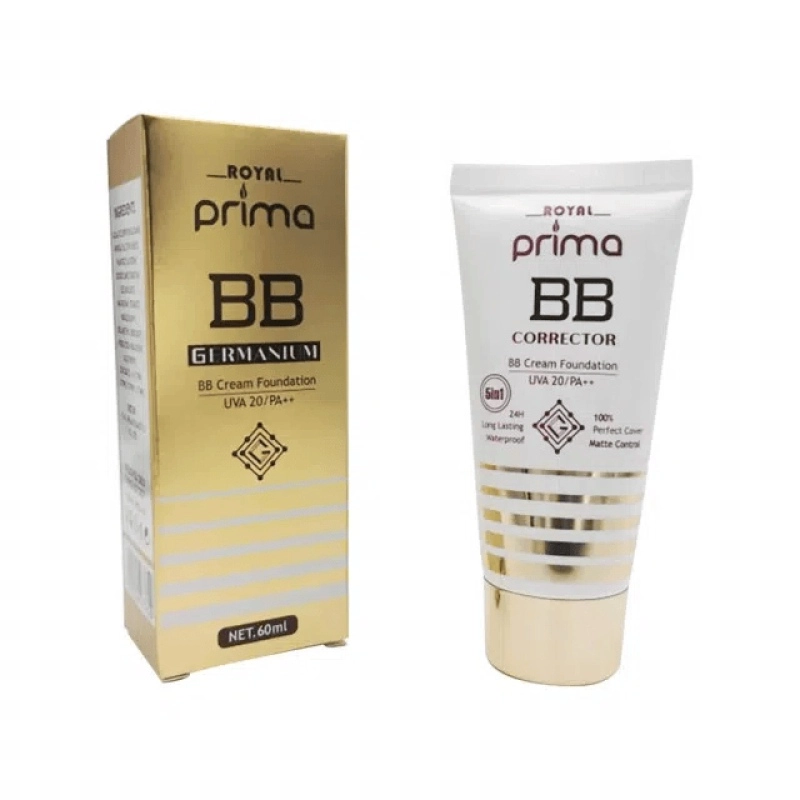 بی بی کرم رویال پریما وزن 60 گرم BB CREAM Royal& Prima