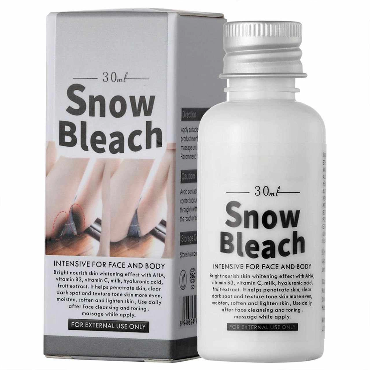 لوسیون سفیدکننده دائمی بیکینی اسنوبلیچ مویام مدل Mooyam Snow Bleach