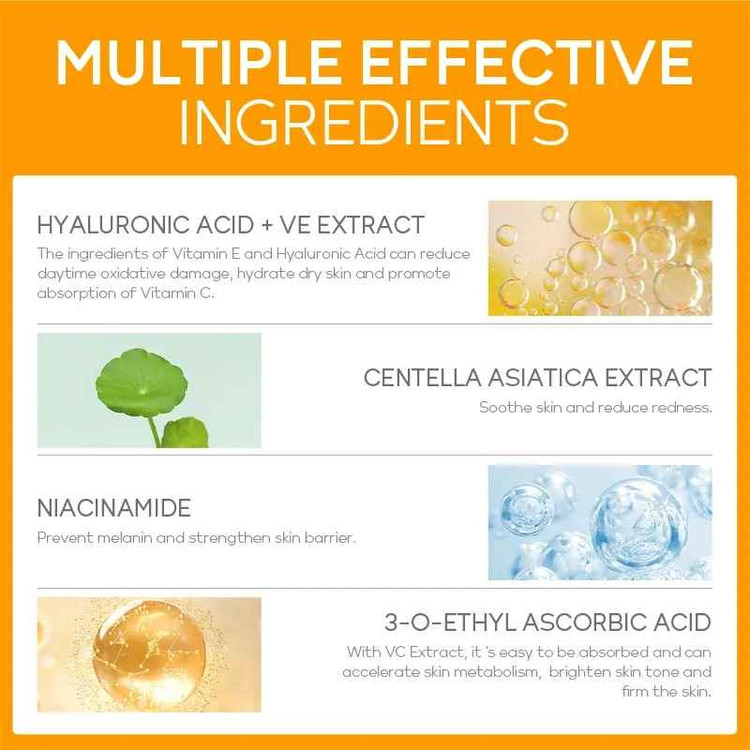 کرم آبرسان و روشن کننده ویتامین سی فنی وزن 40 گرم fenyi