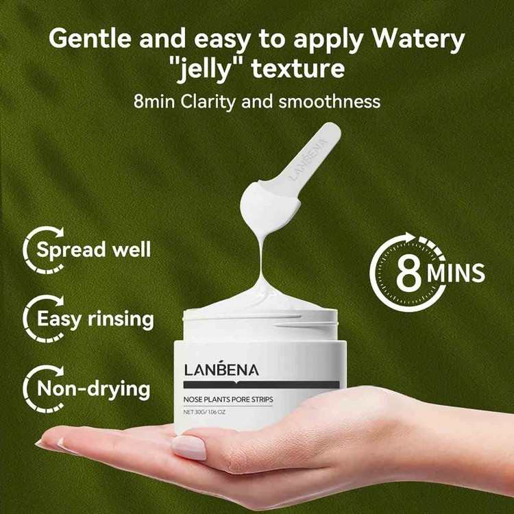 چسب بینی پاکسازی کننده جوش سر سیاه لانبنا اورجینال سری جدید LANBENA