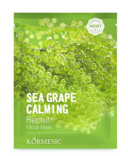 ماسک ورقه ای صورت ترمیم کننده و آبرسان انگور کورمسیک KORMESIC