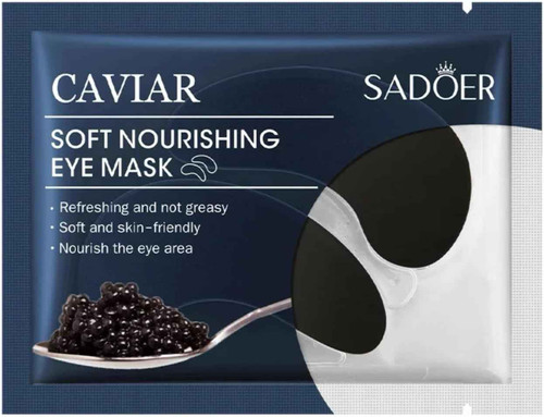 ماسک زیر چشم ورقه ای خاویار سادور وزن 7.5 گرم