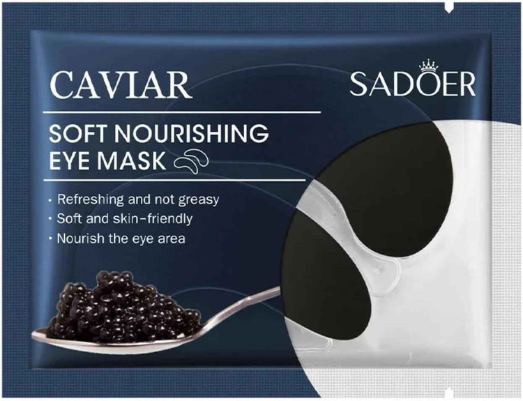 ماسک زیر چشم ورقه ای خاویار سادور وزن 7.5 گرم