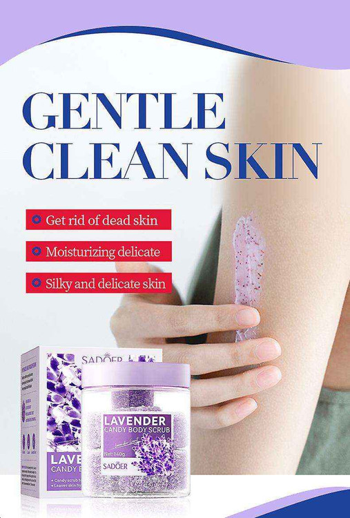 اسکراب لایه بردار پوست سادور مدل اسطوخودوس (لاوندر) آدامسی وزن 140 گرم SADOER