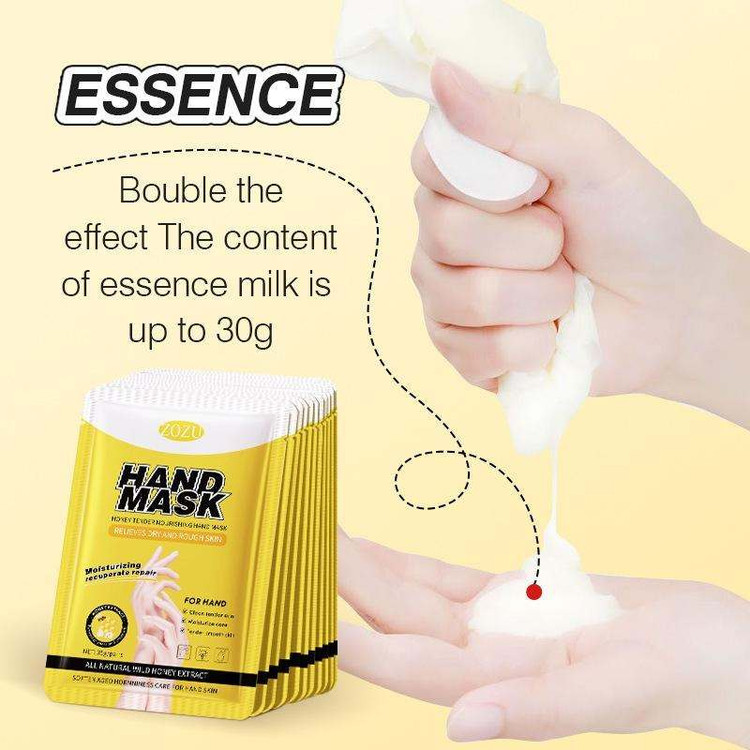 ماسک ورقه ای دست نرم کننده عسل زوزو ZOZU