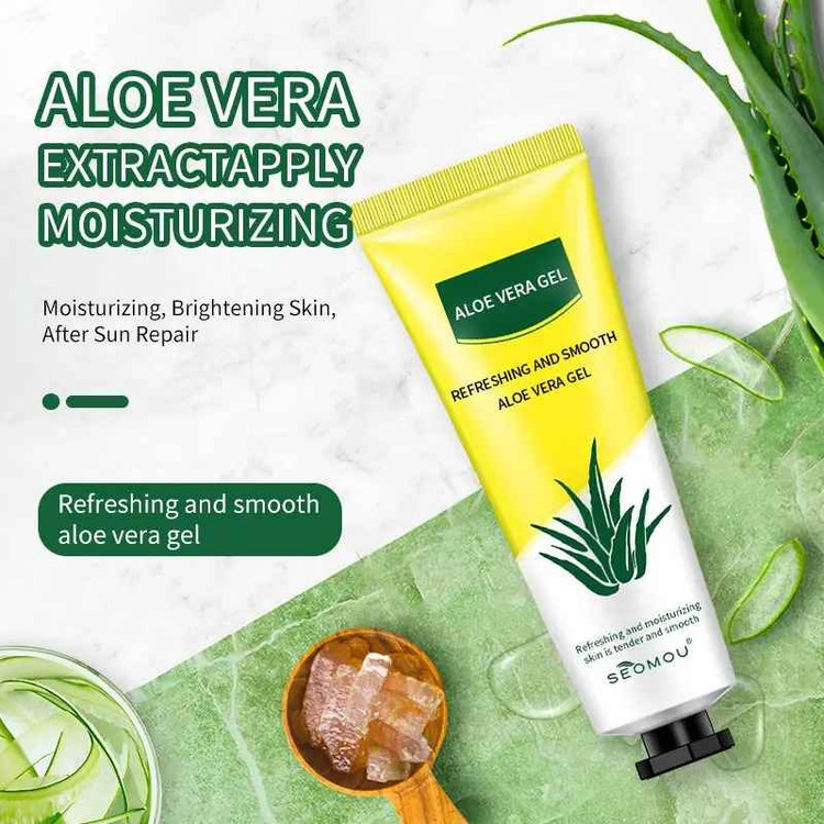 ژل ترمیم کننده و آبرسان آلوئه ورا سئومو وزن 30 گرم