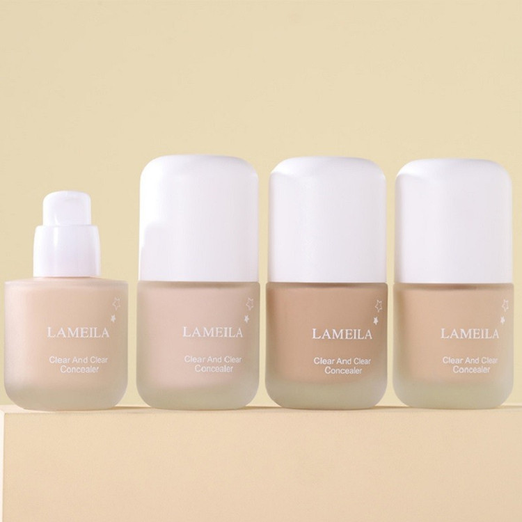 کرمپودر و کانسیلر فول کاور ضد آب لامیلا وزن 30 گرم LAMEILA