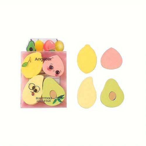 پک پد اسفنجی 4 عددی مدل میوه ای