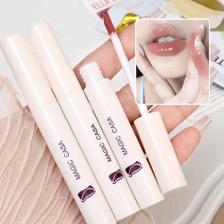 پک رژلب مایع 5 تایی مدل کره ای شکلاتی مجیک کاسا