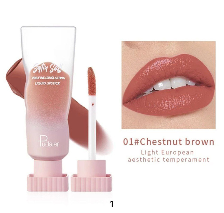 رژلب مایع شیشه ای لاکچری Pudaier