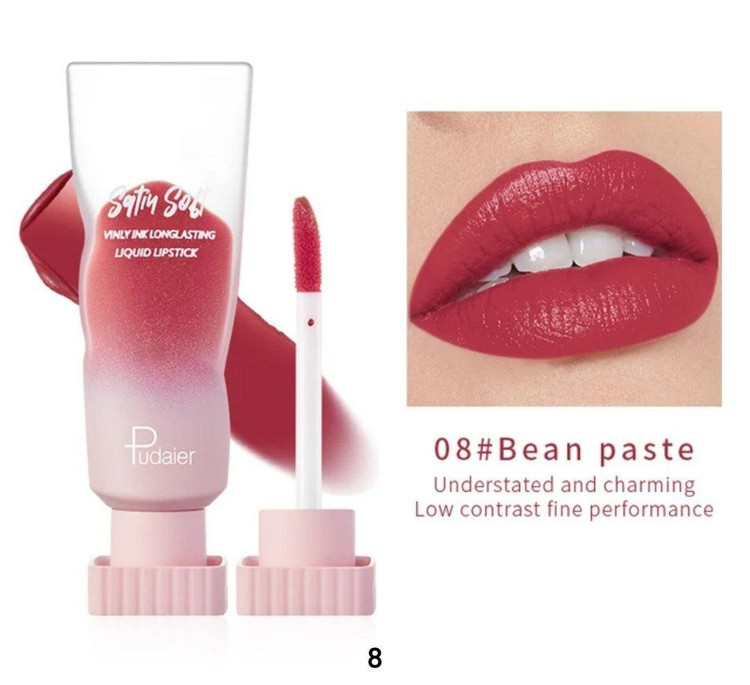 رژلب مایع شیشه ای لاکچری Pudaier