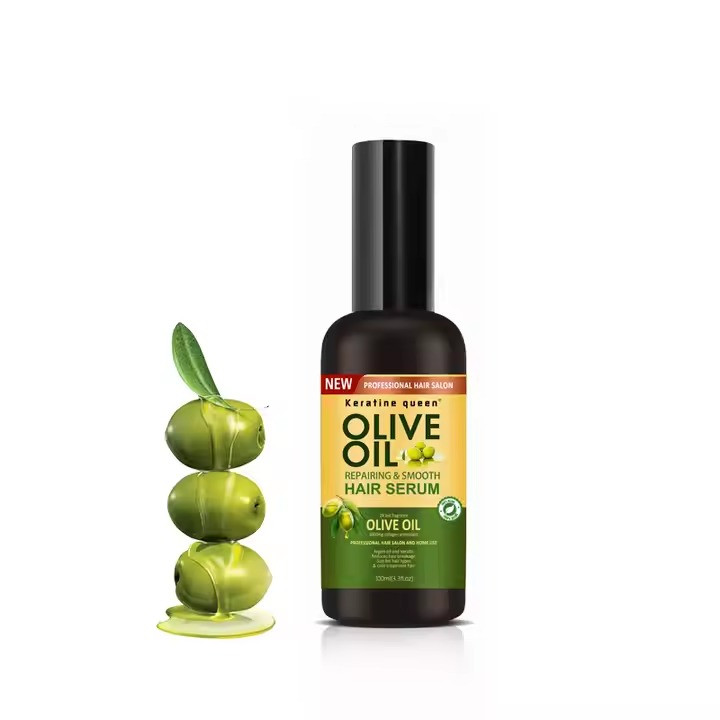 سرم مو ترمیم کننده و آبرسان روغن زیتون کراتین کویین حجم 100 میل