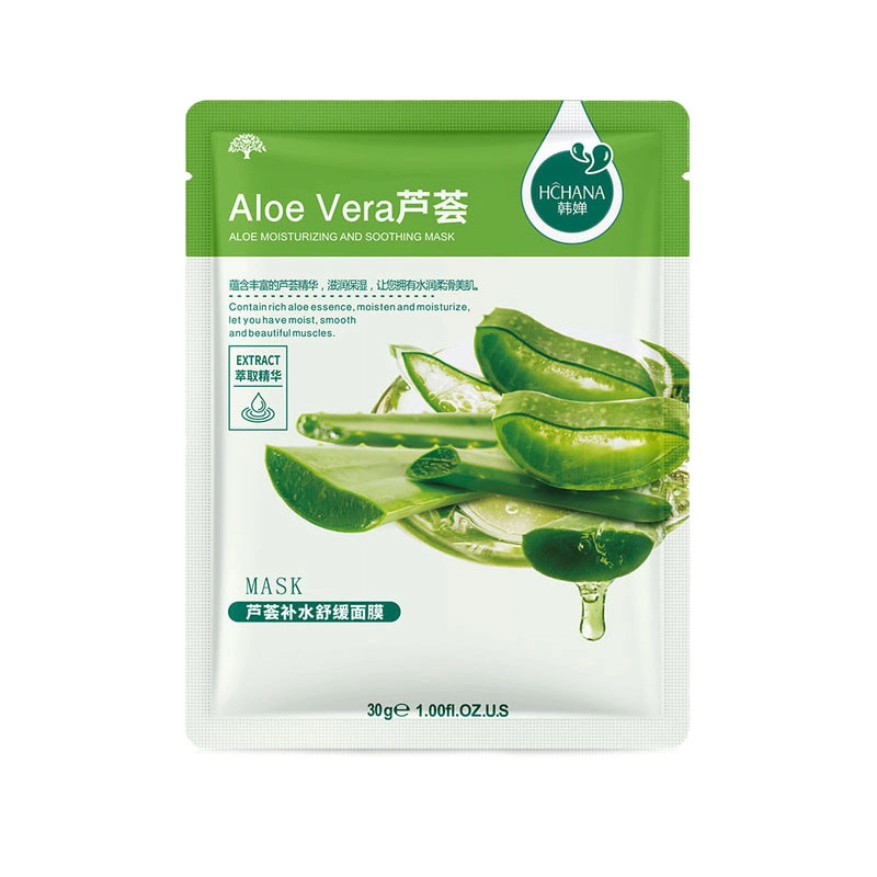 ماسک ورقه ای صورت آلوئه ورا هاچانا وزن 30 گرم