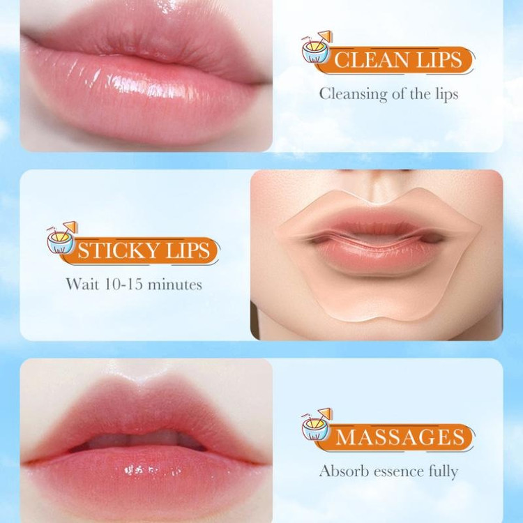 ماسک ورقه ای لب مدل قهوه سادور وزن 8 گرم