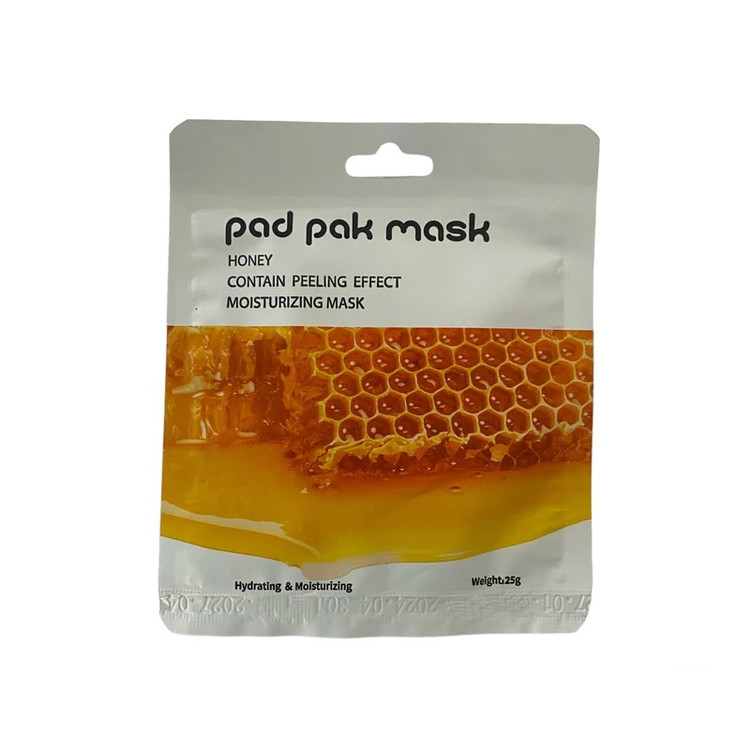 ماسک صورت ورقه ای ضد چروک و سفت کننده عسل پد پاک
