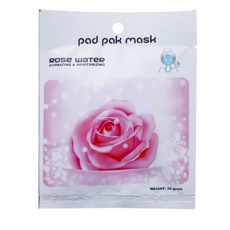 ماسک صورت ورقه ای آبرسان گل رز پد پاک