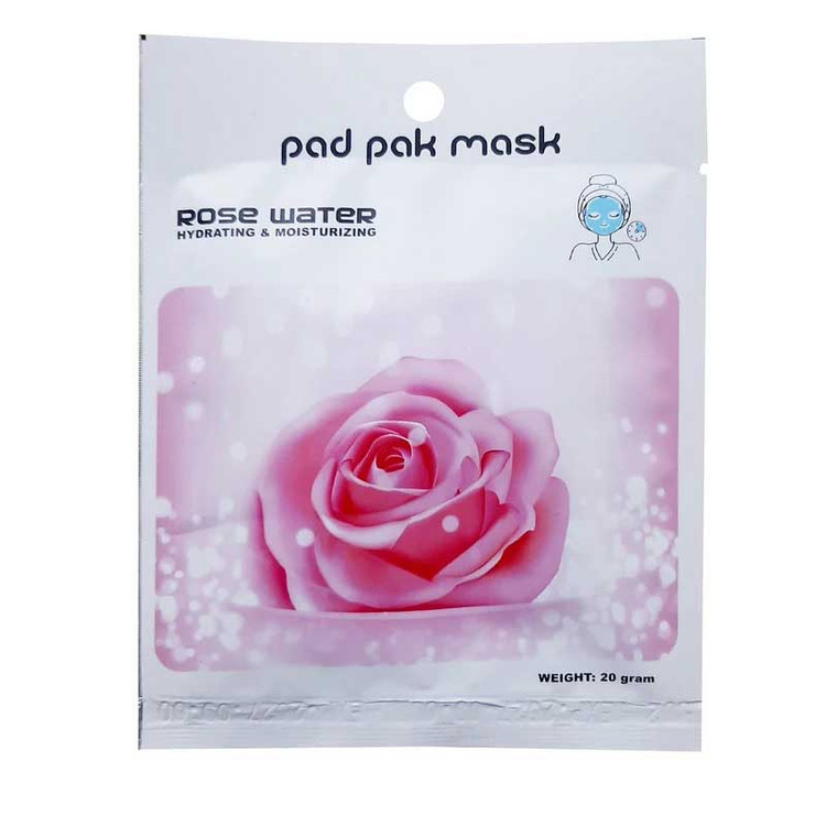ماسک صورت ورقه ای آبرسان گل رز پد پاک