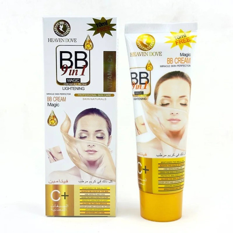 بیبی کرم و ضد آفتاب و روشن کننده 9 کاره هیون داو وزن 120 گرم