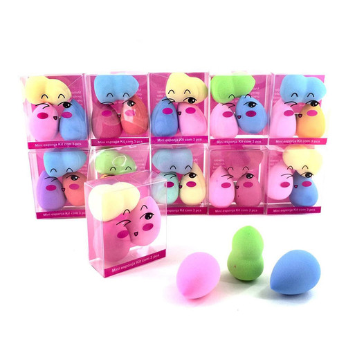 پد و بلندر آرایشی کوچک مخصوص کانسیلر بسته 3 تایی