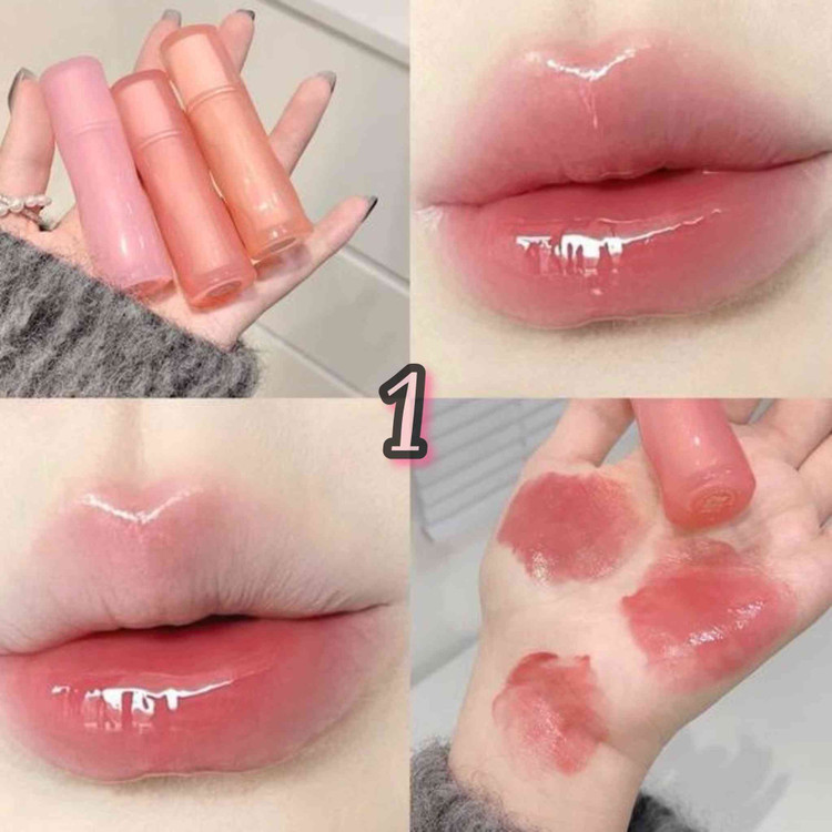 لیپ گلاس طرح کره ای گی گی بیر مدل خیس پاستیلی GEGE BEAR