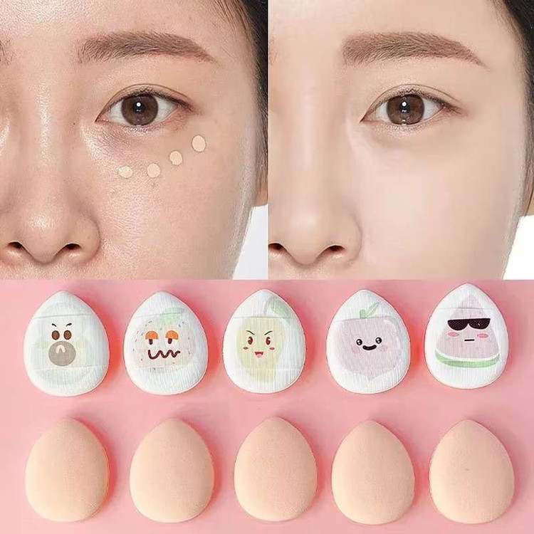 پد آرایشی انگشتی مدل مینی پاف بسته 4 عددی