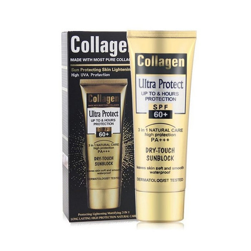 کرم ضد آفتاب سه کاره کلاژن SPF 60 وزن 100 گرم Collagen