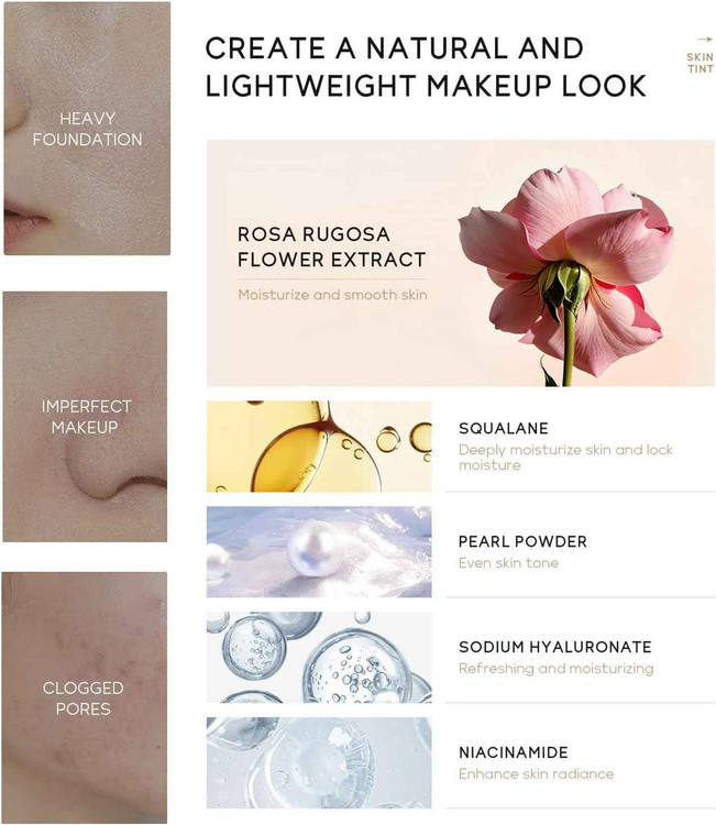 تینت پوست کرمپودری روشن کننده لایکو وزن 30 گرم LAIKO