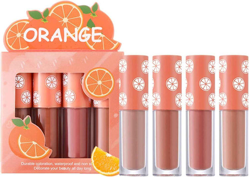 پک رژلب مایع 4 تایی دراگون رانی مدل میوه ای DRAGON RANEE