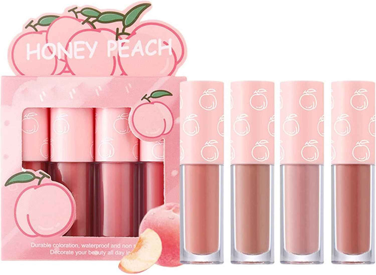 پک رژلب مایع 4 تایی دراگون رانی مدل میوه ای DRAGON RANEE