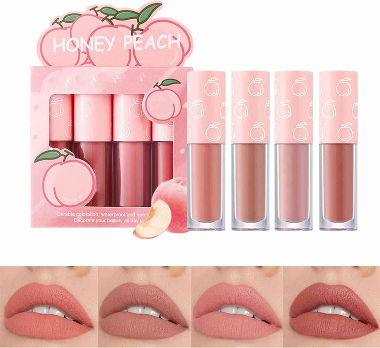 پک رژلب مایع 4 تایی دراگون رانی مدل میوه ای DRAGON RANEE