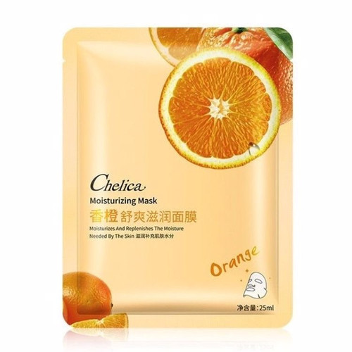 ماسک صورت ورقه ای روشن کننده پرتقال چلیکا Chelica