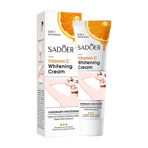 کرم سفید کننده بدن ویتامین سی سادور وزن 50 گرم