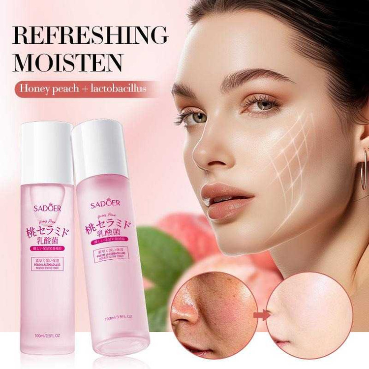 تونر مغذی و مرطوب کننده سادور با عصاره هلو و لاکتوباسیلوس حجم 100 میل