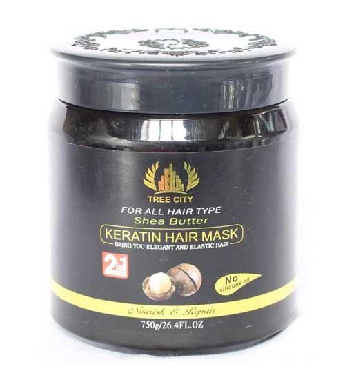 ماسک مو کراتینه تری سیتی حاوی شی باتر حجم 750 میل