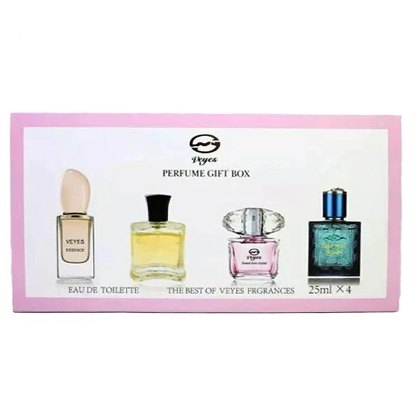 گیفت باکس ادکلن 4 عددی وی یس VeYes حجم 25 میل