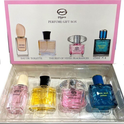گیفت باکس ادکلن 4 عددی وی یس VeYes حجم 25 میل