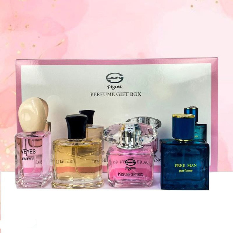 گیفت باکس ادکلن 4 عددی وی یس VeYes حجم 25 میل