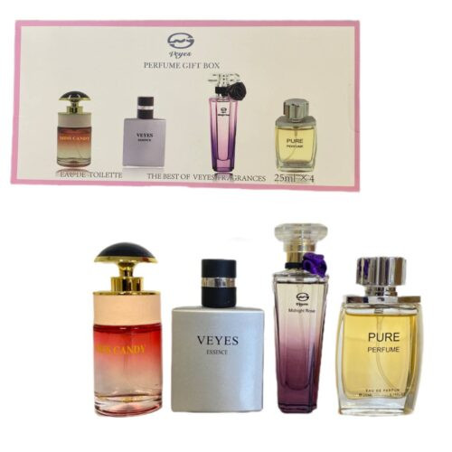 گیفت باکس ادکلن 4 عددی وی یس VeYes حجم 25 میل