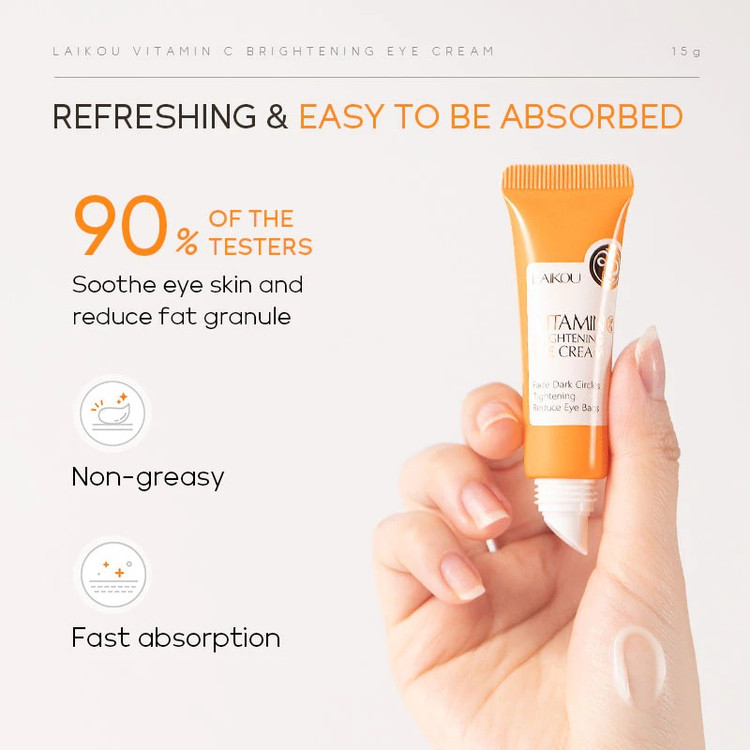 کرم دور چشم ویتامین سی لایکو وزن 15 گرم LAIKOU