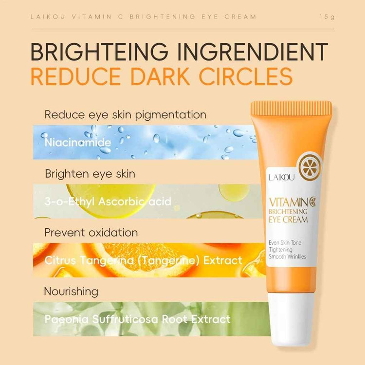 کرم دور چشم ویتامین سی لایکو وزن 15 گرم LAIKOU