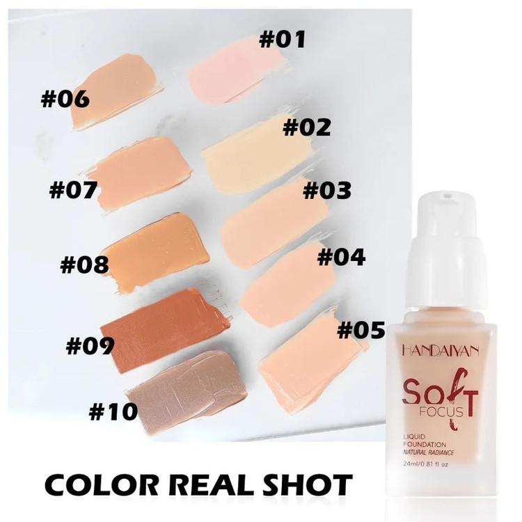 کرم پودر فول کاور و ضد آب هندیان مدل SOFT FOCOUS حجم 24 میل