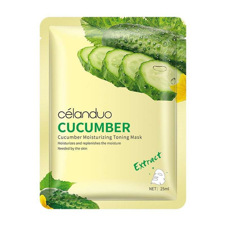 ماسک صورت ورقه ای آبرسان خیار Celanduo