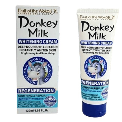 کرم سفید کننده فوری صورت و بدن شیر الاغ وزن 120 میل