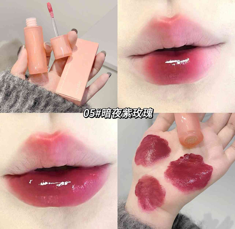 لیپ گلاس طرح کره ای گی گی بیر مدل خیس پاستیلی GEGE BEAR