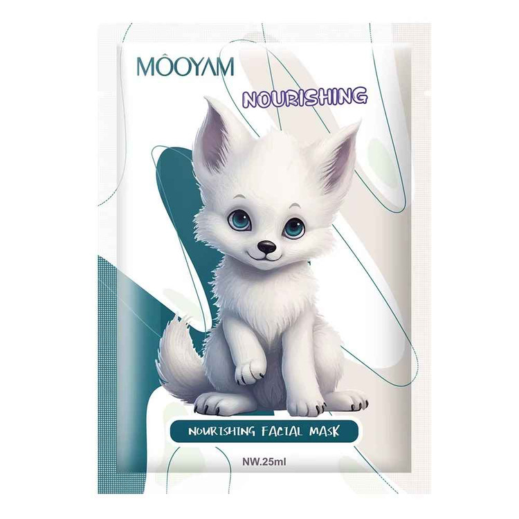 ماسک صورت ورقه ای سفید کننده مویام MOOYAM وزن 25 گرم